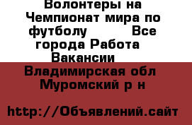 Волонтеры на Чемпионат мира по футболу 2018. - Все города Работа » Вакансии   . Владимирская обл.,Муромский р-н